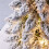 2X Árvore de Natal de Mesa Flocando Neve Árvore de Natal Artificial  Árvore de Natal com Lâmpada e Base de Madeira 6