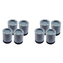 8-Teilige Waschmaschinen-HöHenerhöHungspolster Anti-Pads Silent Skid Raiser Mat Waschmaschinentrockner-StüTzstäNder 8,5 cm