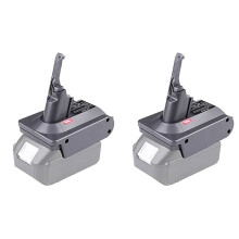 2X Adaptateur V7 V8 pour Batterie Lithium-Ion  18V Convertir en Outil  V7 V8 Utilisation pour la SéRie  V8