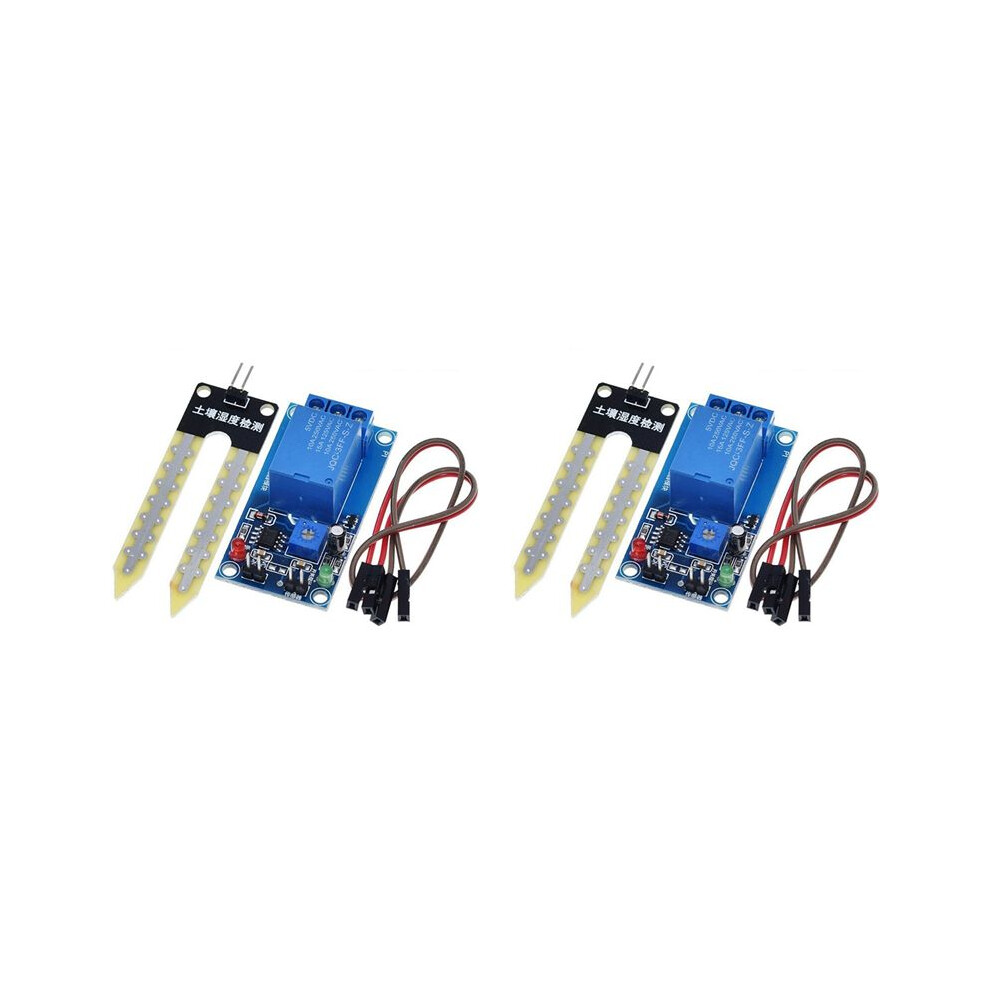 2X 5V Soil Moisture Sensor Relay Control Module Automatic Watering Of The Humidity Starting 4712469503454