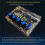 4X ICL8038 Function Signal Generator Module Sine Square Triangle Signal Generators DIY Welding Practice Kit with Case 9