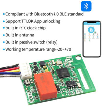 4X TTLOCK App Remote Electronic Lock Module Board Lock Module Relay Output Door Access Control System