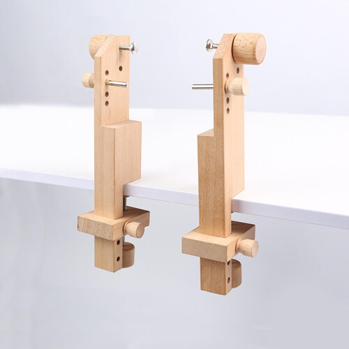 Adjustable Embroidery Stand with Clips, Foldable Cross Stitch Frame for Sewing and Hands Stitching 2