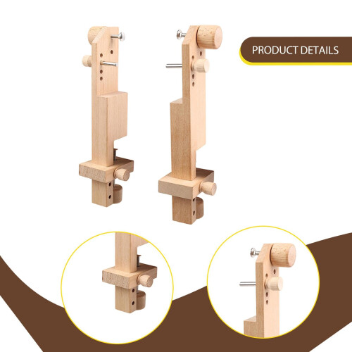 Adjustable Embroidery Stand with Clips, Foldable Cross Stitch Frame for Sewing and Hands Stitching 1