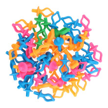 100PCS Colorful Silicone Bobbin Holder Clips for Sewing Thread, Tangle Adjustable Grip, Reusable Organizer