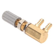 Kupfer-Dentale-Wasserhahn F-Typ, 5 mm / 0,2 Zoll Wasserdruckregler