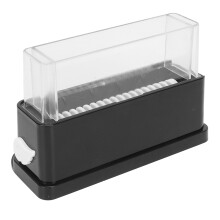 Mikro-Applikator-Spenderdose für Zähne - Kompakte 200 ml Box mit schwarzem Baumwollstift-Holder