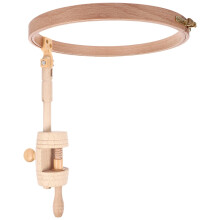 Adjustable Beech Wood Embroidery Stand and Cross Stitch Frame Holder for Hands Needlework Crafts
