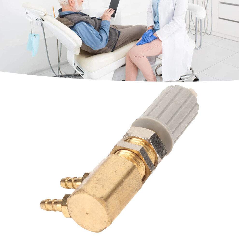 Copper Dental Water Valve F Type 3Mm Dental Water Pressure Regulator For Reclining Chairs 5031389723056