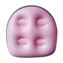 Inflatable Hot Tub Cushion Pink Spa Booster Seat for Adults and Kids QuickDry Comfort Support
