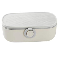 Sewing Organizer Box with Clear Sturdy Lid, 20 Compartment Portable Storage for Threads and Needles