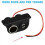 USB  Socket  5V 3.1A Dual USB Built-in Car  Adapter Lighter Multi Plug Cigarette Charger Car 12-24V 4