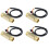 4X 1/2PT Water Flow Sensor  Control Meter Flowmeter 1.5-30L/Min 1