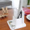 Not Easy to Scratch Modern Durable Desktop Storage Organizer for Students Storage Box White 3