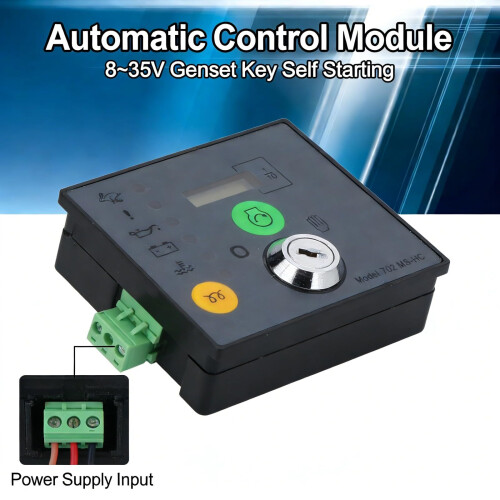 Generator Control Panel 702MS HC 835V DC with Emergency Stop and Engine Protection Features 1