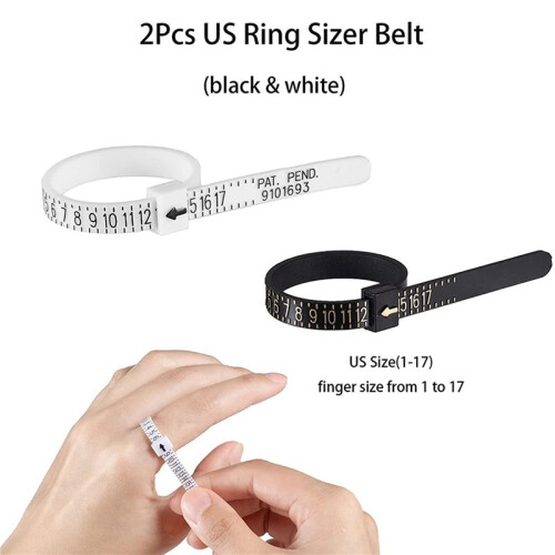 2X  Size Measuring Tool Set,  Mandrel  Sizer Gauge,  Sizing Stick and  Gauge 1