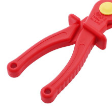 2X Labor-Saving VDE Insulated Electrician Plastic Pliers 1000V Insulated with Anti-Burn Glass Fiber for Hand Tools