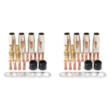 38Pcs Nozzle Contact Tips Holder for Mig  Torch Contact Semi-Automatic Welding Tool for 15AK Welding Torch