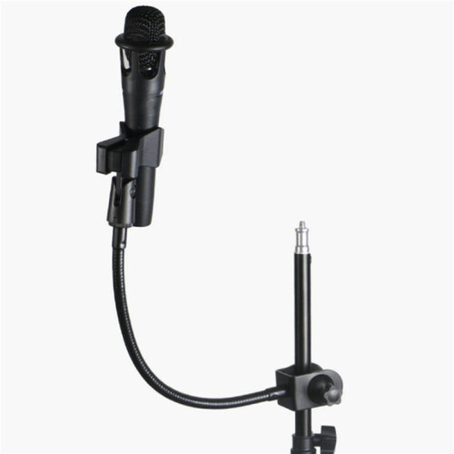 4X Support de Microphone Flexible à Col de Cygne avec Pince de Bureau pour Studio de Diffusion Radio, ÉQuipement de Diffusion en Direct 2