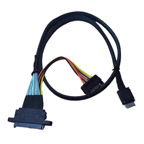 Hard Disk  OculinK SFF-8611 to U.2 SFF-8639 NVMe U2 SDD Solid State Drive Data Cable 90cm