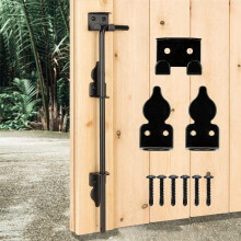 1 Set Outdoor Gate for Fences and Doors - Heavy Duty Security Lock 18inch
