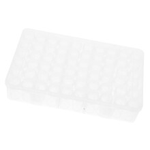 Plastic Storage Organizer Box with Numbered Labels for Seeds, Beads and Jewelry, Clear MultiCompartment Design