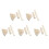 30 Bridge Pins + Saddle + Bridge Saddle Bone / Bone Acoustic Guitar White 1