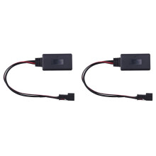 2X Car  Module Aux-in Audio for  E39 E46 E38 E53 16:9 Navigation Aux-in  Wire Adapter