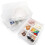 17QT Clear Plastic Storage Box with Lid and Handle, Stackable Organizer with Removable Tray for Crafts, Tools and Beads 4