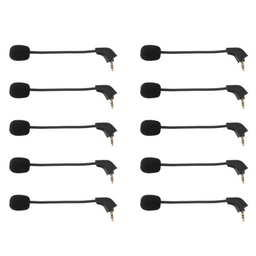 10X Replacement Gaming Mic for  HyperX Cloud II /Cloud Core Computer Gaming Headset