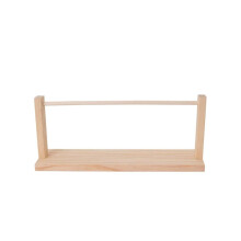 Wooden Thread Holder Rack with DualTier Storage for Sewing and Embroidery, Ribbon Spool Organizer Tabletop Design (Color 1)