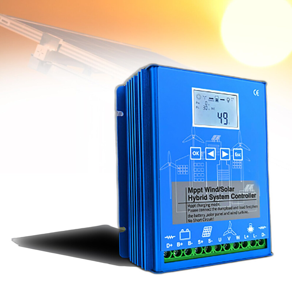 12000W 12V/24V/48V Mppt Charge Controller For Offgrid Wind Solar Hybrid Systems With Smart Lcd 9330225812296