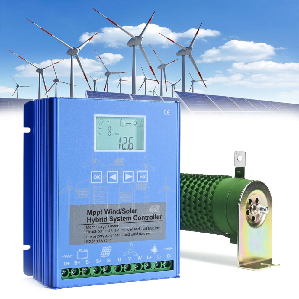 10000W 12000W Wind Solar Hybrid Charge Controller Mppt Dual Charging 12V 24V 48V For Off Grid Systems 9771547545361