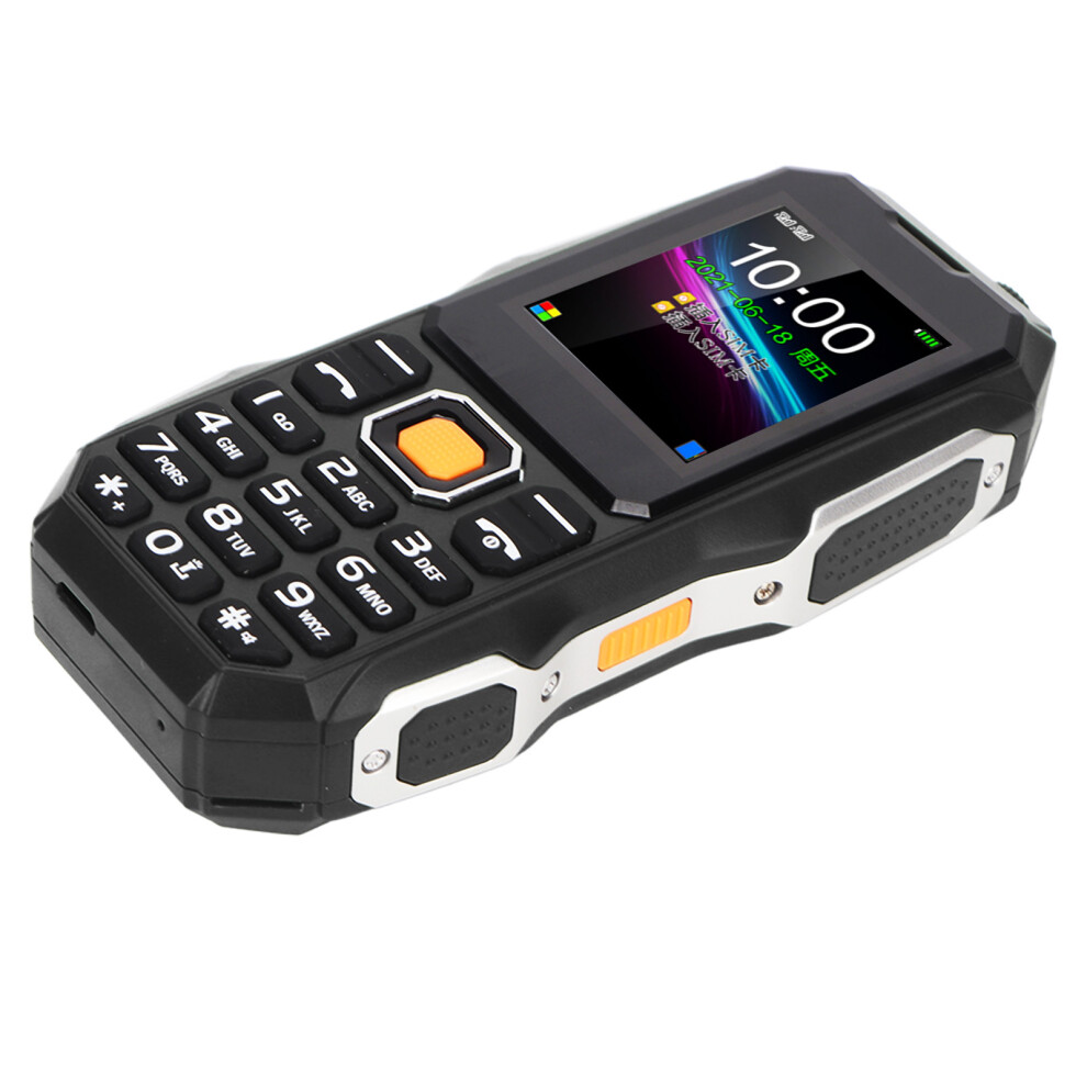 W2021 1.8" Senior Cell Phone 5800Mah Large Horn Black 4091389724522