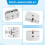 Adjustable 180 Degree Hinge, Locking Hinge Folding Hinge, Adjustable Door Hinge, Leaf Table Hinge, 4PCS 7