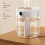 2X  Air Humidifier 2L Capacity Double Nozzle with LCD Humidity Display Essential Oil Diffuser Portable USB,White 3