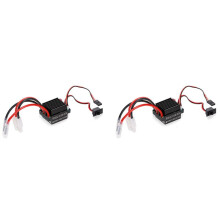 2X RC Ship & Boat R/C Hobby 6-12V Brushed Motor Speed Controller ESC 320A Brushed Motor Speed Controller for RC Boat Car