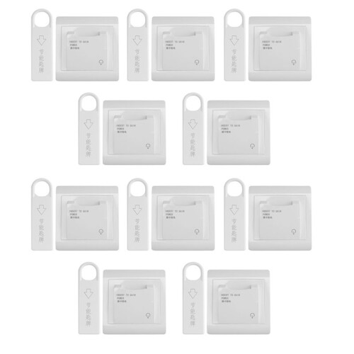 10set High Grade Hotel Magnetic Card   Saving  Insert Key for Power