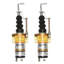 2X 1502-12C7U2B2S1 SA-3405T 366-07197 2 PINS 12V Stop Solenoid Valve-Sinocmp Cut Off Solenoid