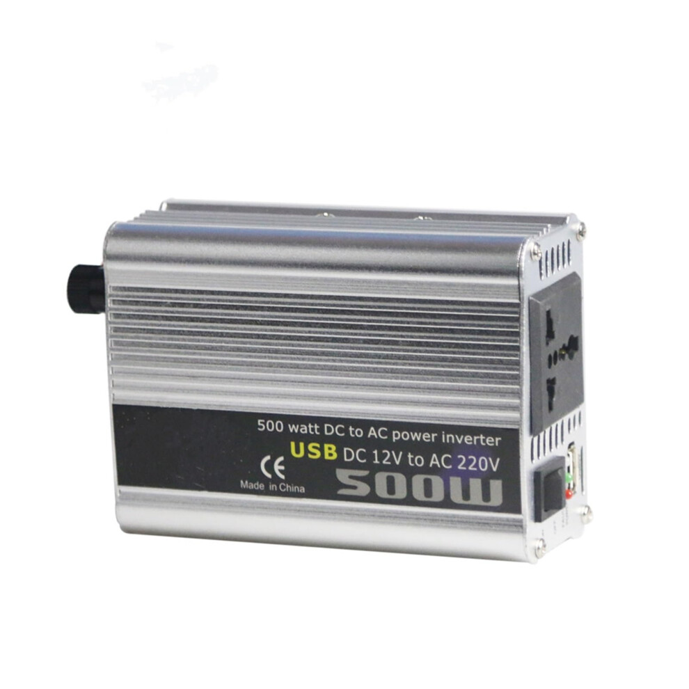 500W Car Power Inverter 12V To 220V Dc To Ac Converter With Efficiency And Durable Metal Shell 9351714693660