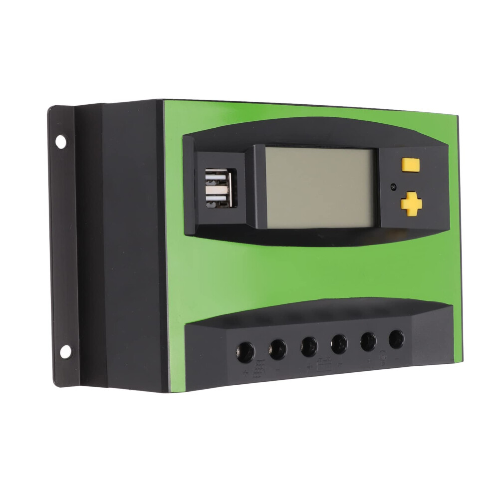 40A 12V 24V Mppt Solar Charge Controller With Lcd Display, Dual Usb Ports And Intelligent Timer 9330225958611