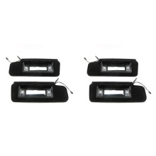 2 Paar Auto-Sonnenblenden mit LED-Licht 12459827 14081826 für Corvette C4 1984-1996 Sonnenblenden Kosmetikspiegel