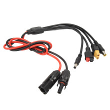 Solar Connector to XT60 Female Cable, 12AWG IP68 Weatherproof Outdoor Extension for Stable Power