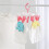 Folding Drying Rack for Socks, Compact Foldable Plastic Black Laundry Organizer 4