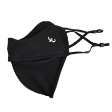 (Black) UPF50+ Ice Silk Face Mask with Hyaluronic Acid