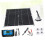 Portable Solar Panel 12V Battery Charger with Dual USB, Controller, Camping RV Outdoor 3