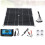 Portable Solar Panel 12V Battery Charger with Dual USB, Controller, Camping RV Outdoor 4