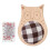 Sewing Organizer with Owl Fabric Needle Storage Cushion, BeginnerFriendly Home Décor Accent 5