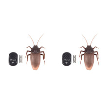 2X Top Infrared Remote Control Mock Fake Ants/ Cockroaches /Spiders RC Toy for Kids,Dark Brown