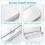12 Pack Slim Rectangular Metal Tin Boxes with Lids, Durable Silver Hinged Containers for Crafts, DIY and Gift Storage 3